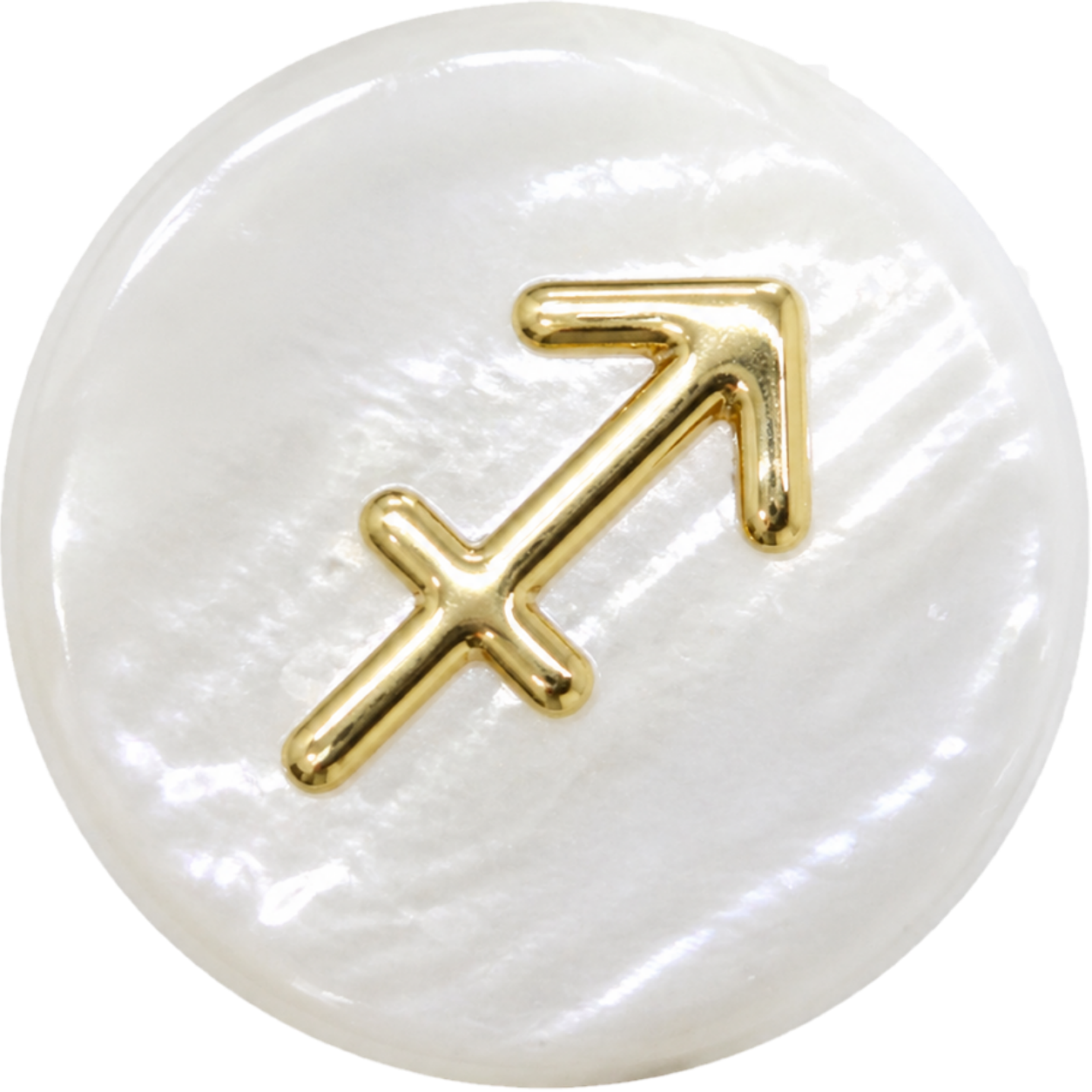 Sagittarius Shell Bead