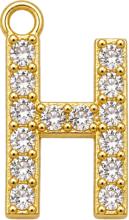 Gold Letter H