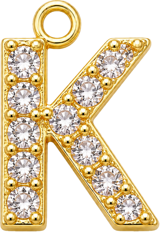 Gold Letter K