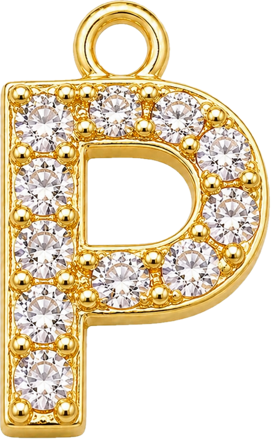 Gold Letter P