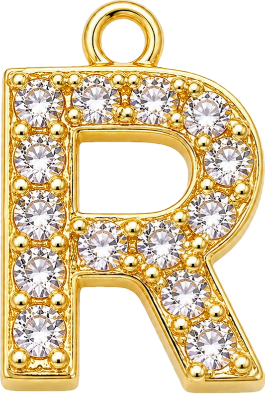 Gold Letter R