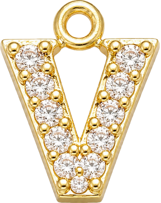 Gold Letter V
