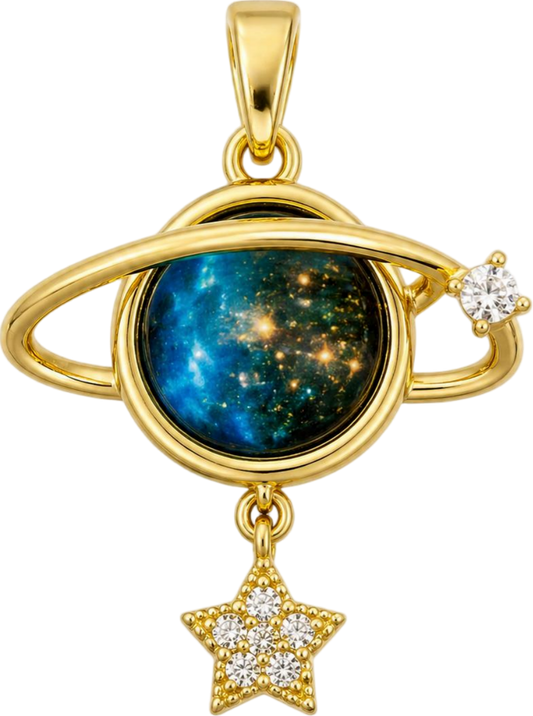 Moon Planet Charm