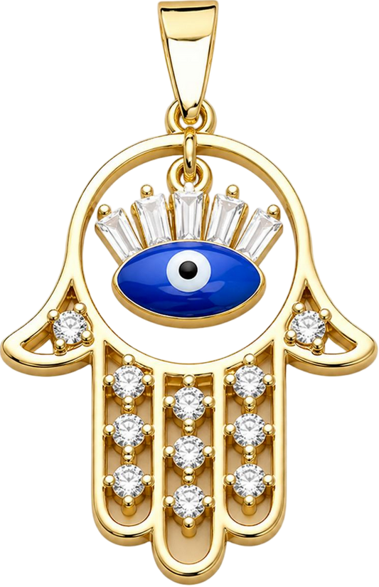 Gold Evil Eye Charm