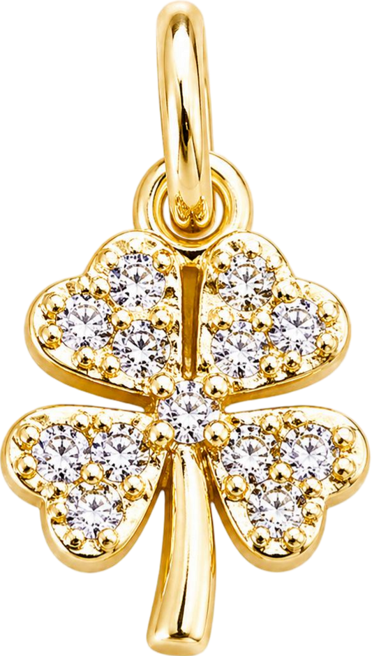 Gold Clover Charm