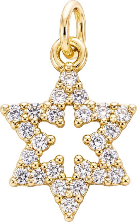 Gold Star Charm