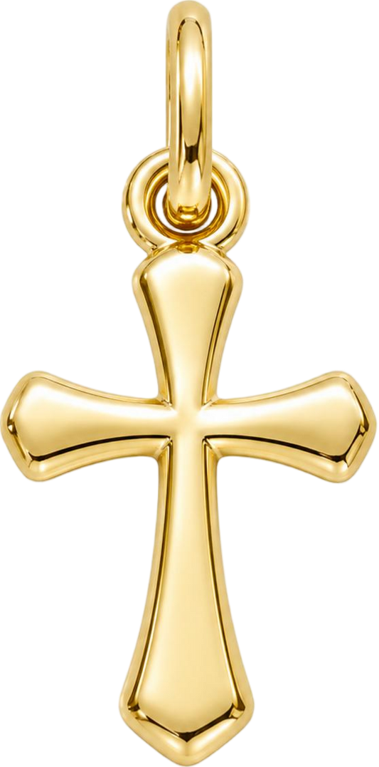 Gold Cross Charm